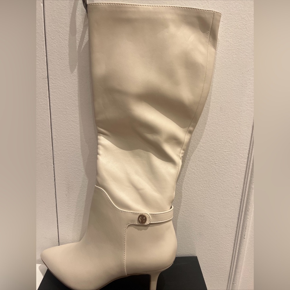 Giani Bernini Elegant Cream Knee-High Women's Boots